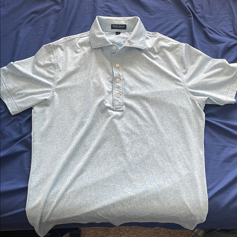 Peter Millar Sky Blue Polo Shirt
